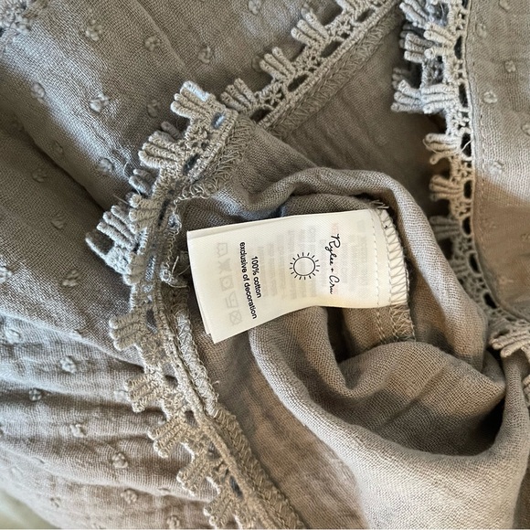 Rylee + Cru Textured Remi Short Set in Pool size 2-3Y - Picture 5 of 5